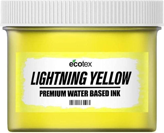 Ecotex Screen Printing Lightening Yellow Fabric Ink - 128oz