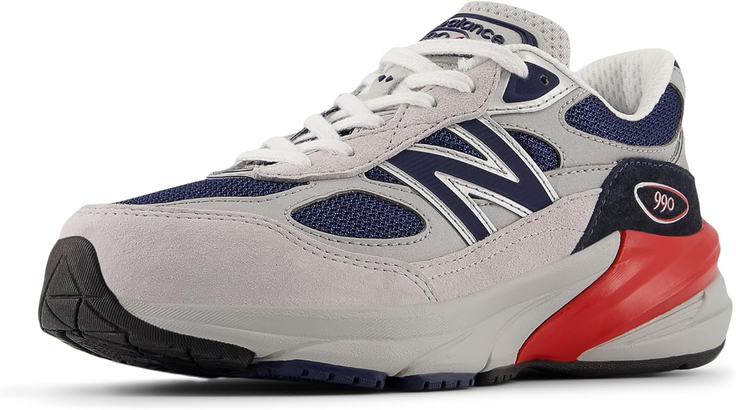 New Balance Kids' 990 V6 Lace-up Sneaker for Active Play