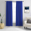 Royal Blue Blackout Curtains Panels for Bedroom - Triple Weave Light