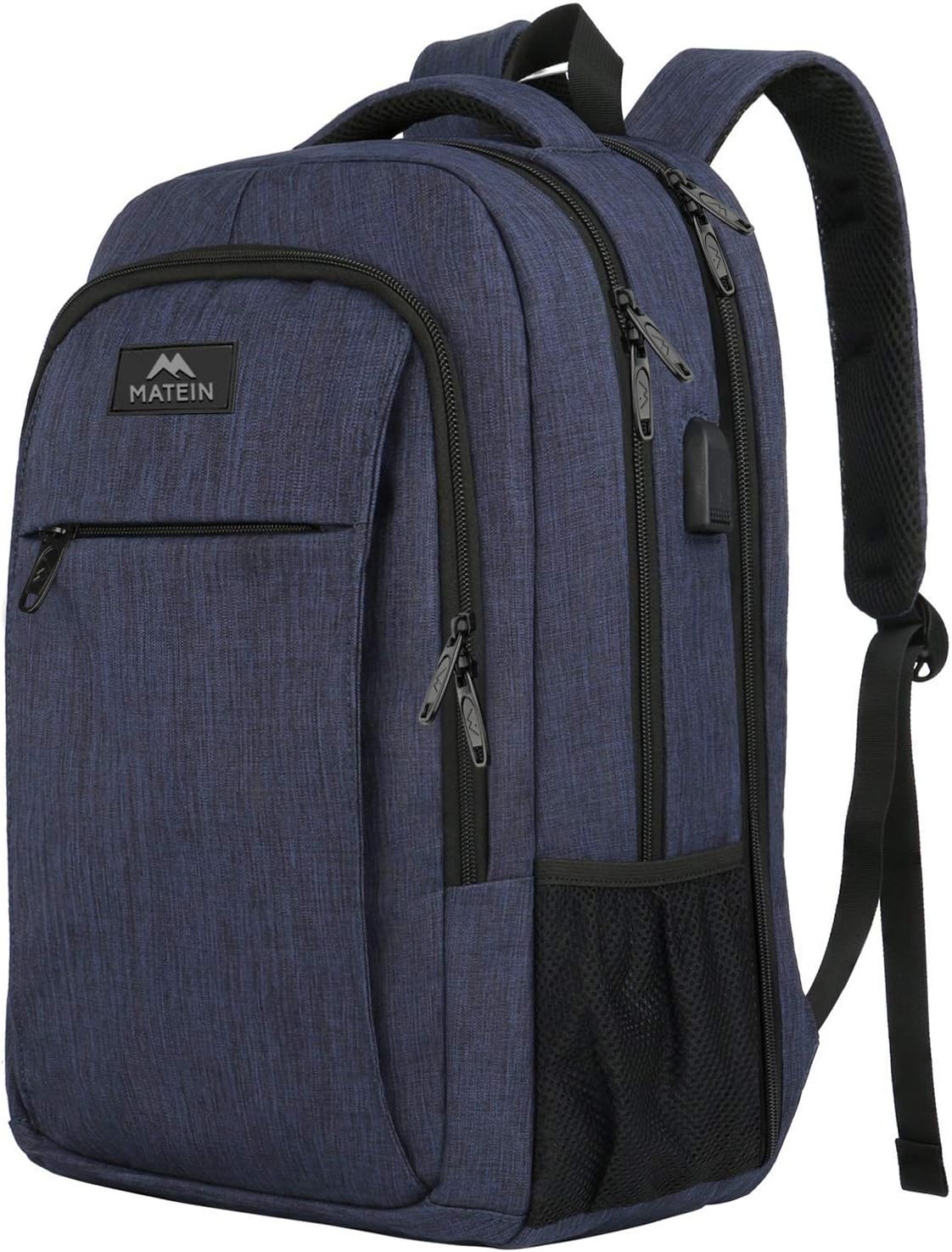 MATEIN Large College Backpack with USB Charging Port for Travel
