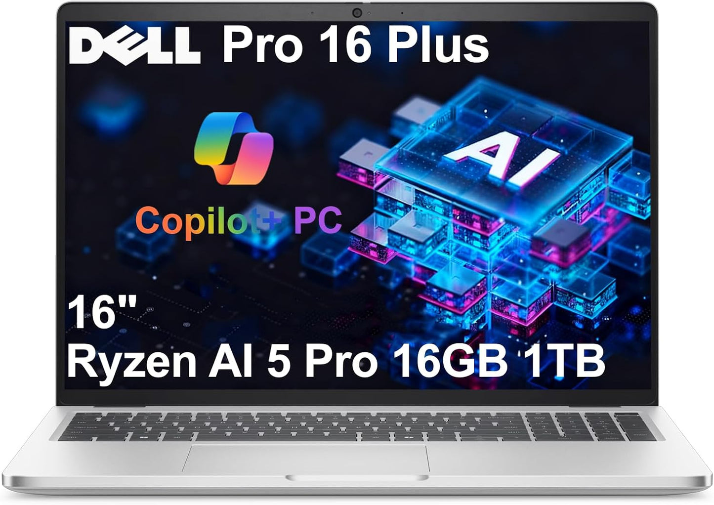 Dell Pro 16 Plus AI Business Laptop with Ryzen 5 and 1TB SSD