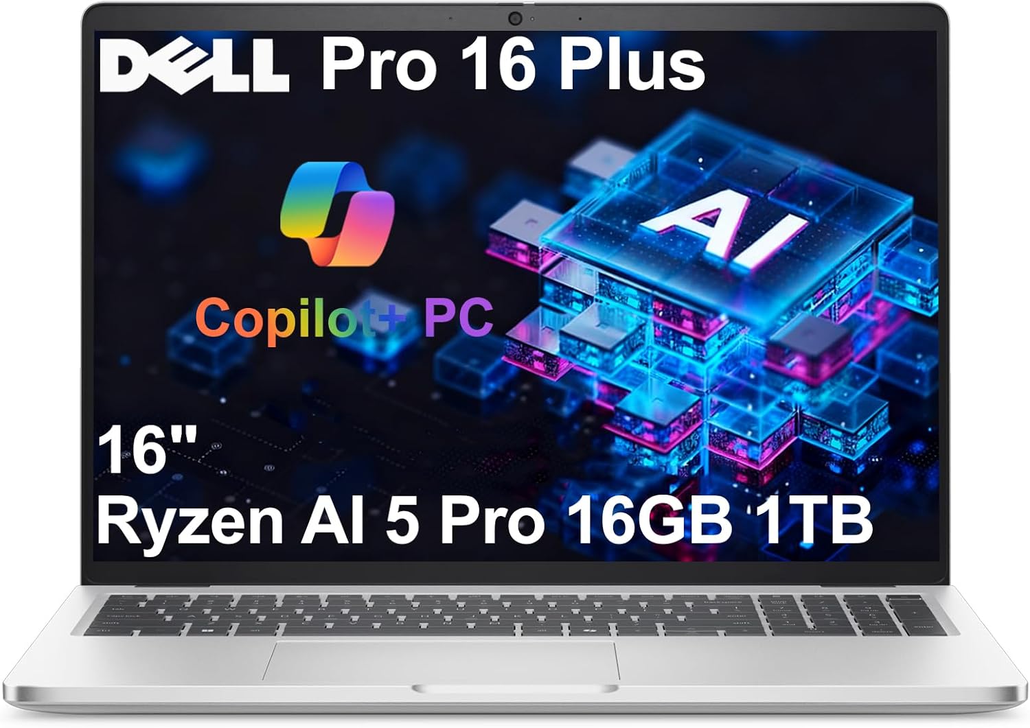 Dell Pro 16 Plus AI Business Laptop with Ryzen 5 and 1TB SSD