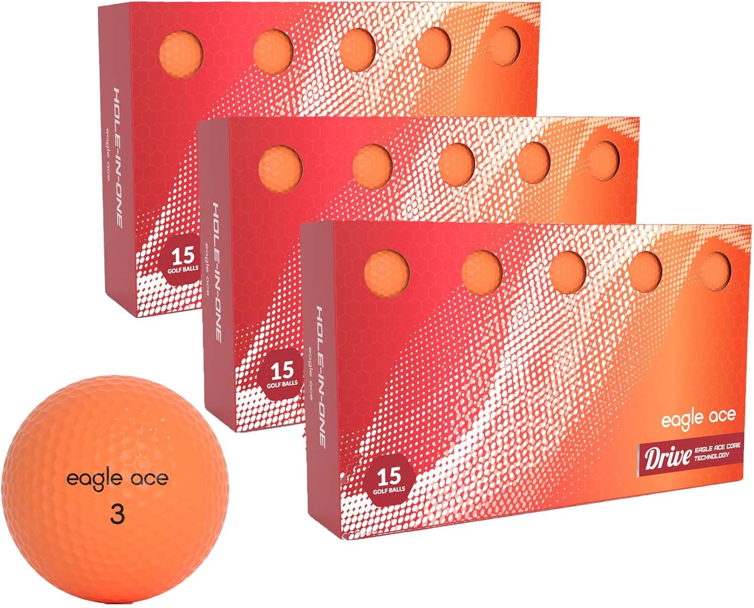 Eagle Ace Drive Golf Balls for Maximum Distance and Spin Control