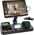 30W Charging Station for Apple Products - Foldable 6-in-1 Desk Charger