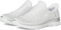 Skechers Womens Summits Brilliant Shine Slip-ons for Comfort