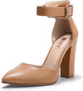 Women's IN4 Pedazo High Block Heels Pumps - Comfortable 4in Heel