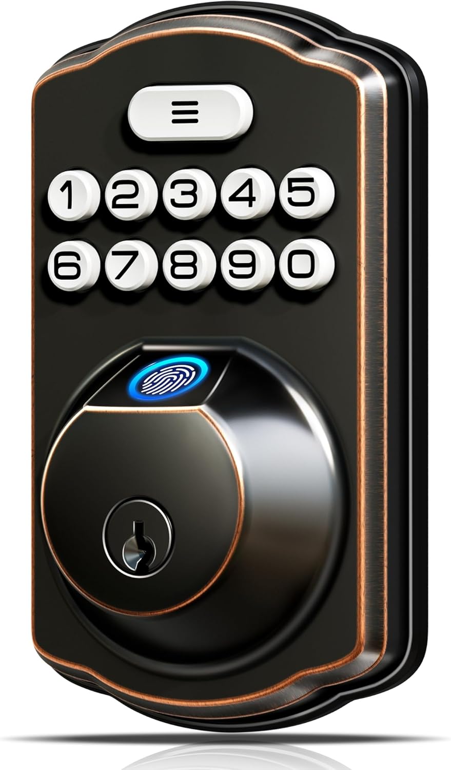 Veise Fingerprint Door Lock: Keyless Entry with Auto Lock Feature