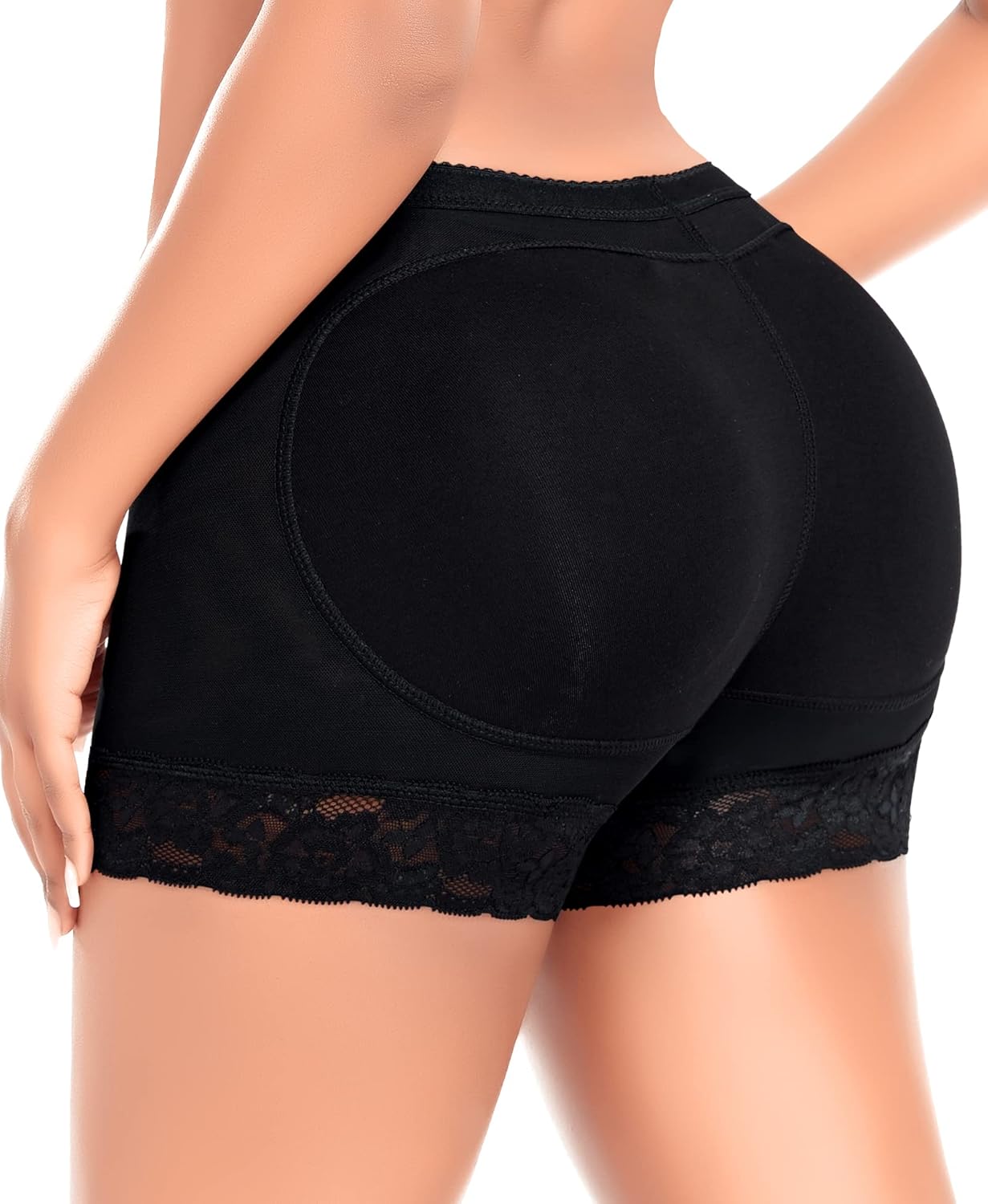 DERCA Padded Underwear for Women - Seamless Butt Lifter Panties
