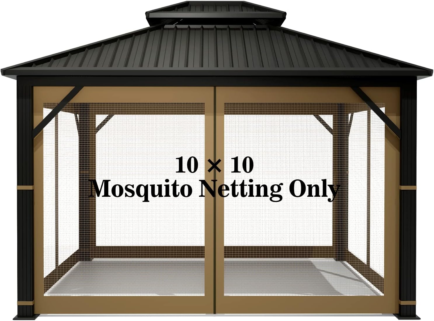 Gazebo Universal Replacement Mosquito Netting for Outdoor Use