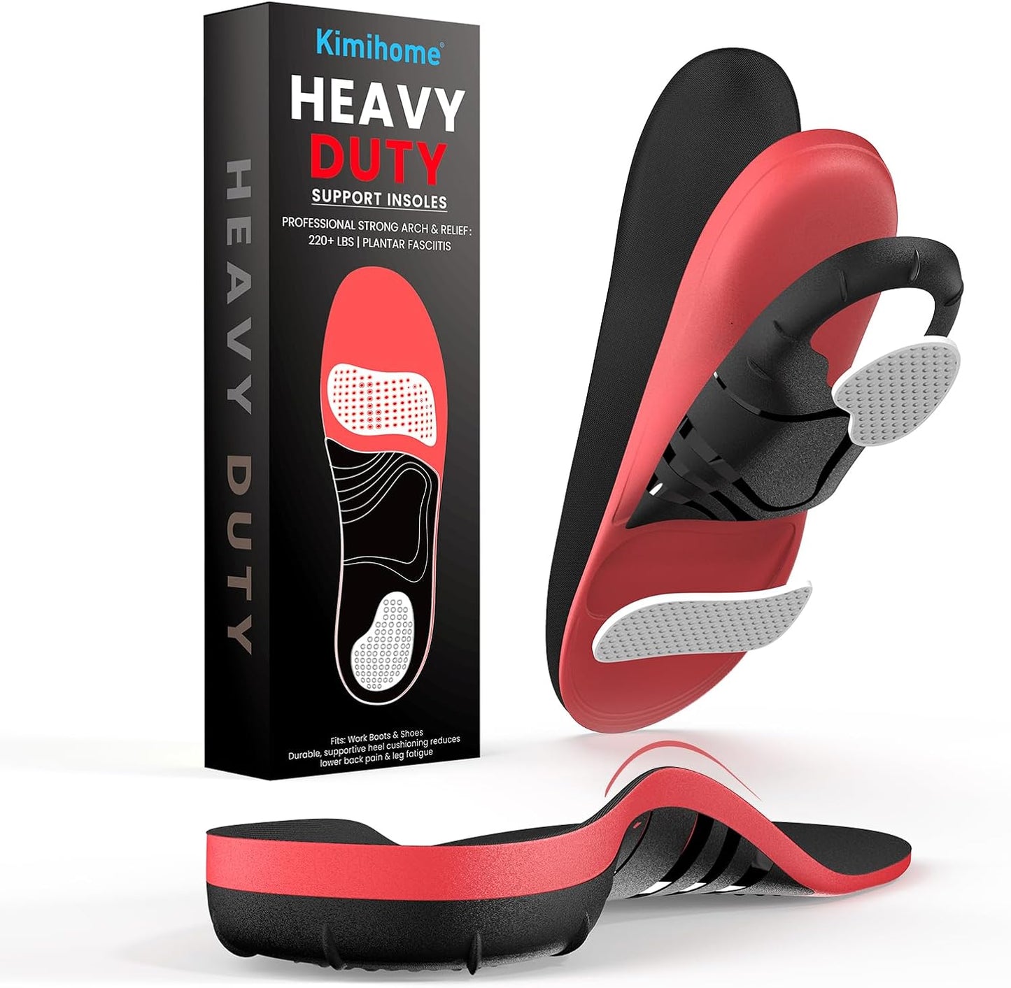 Plantar Fasciitis Relief Insoles for High Arch Support Comfort