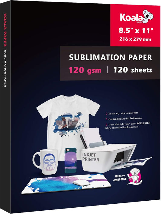120gsm 120 Sheets Sublimation Paper for Tumbler & Apparel