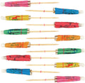 Colorful Mini Umbrella Toothpicks, Set of 12