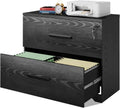 DEVAISE 2-Drawer Wood Lateral File Cabinet with Lock - Compact Office