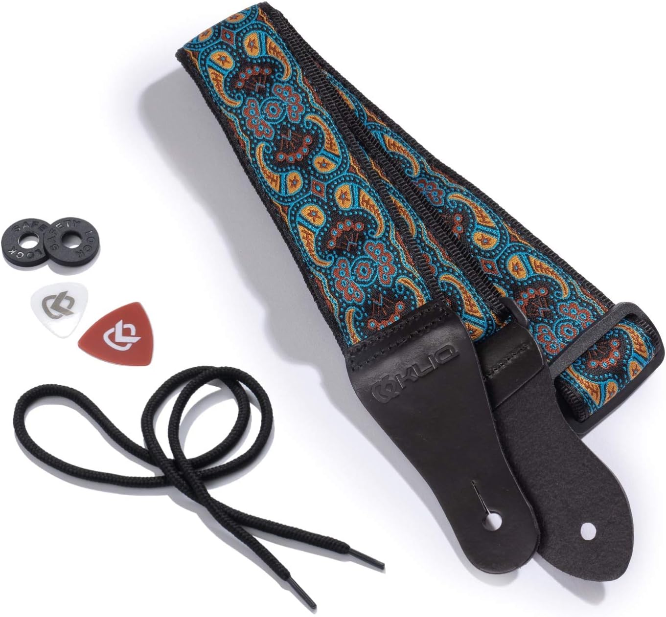 Premium Vintage Guitar Strap - KLIQ Music Gear