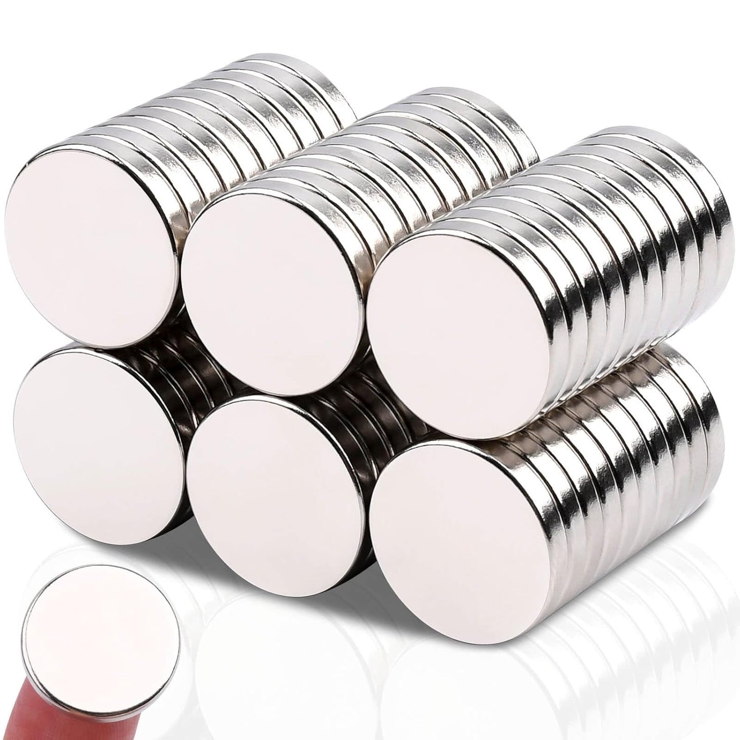 MIN CI 60 Pcs Neodymium Magnets for Crafts and Heavy Duty Use