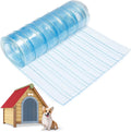 Dog Door Replacement Flap 15.7 in x 4.9 ft - Transparent PVC Strip