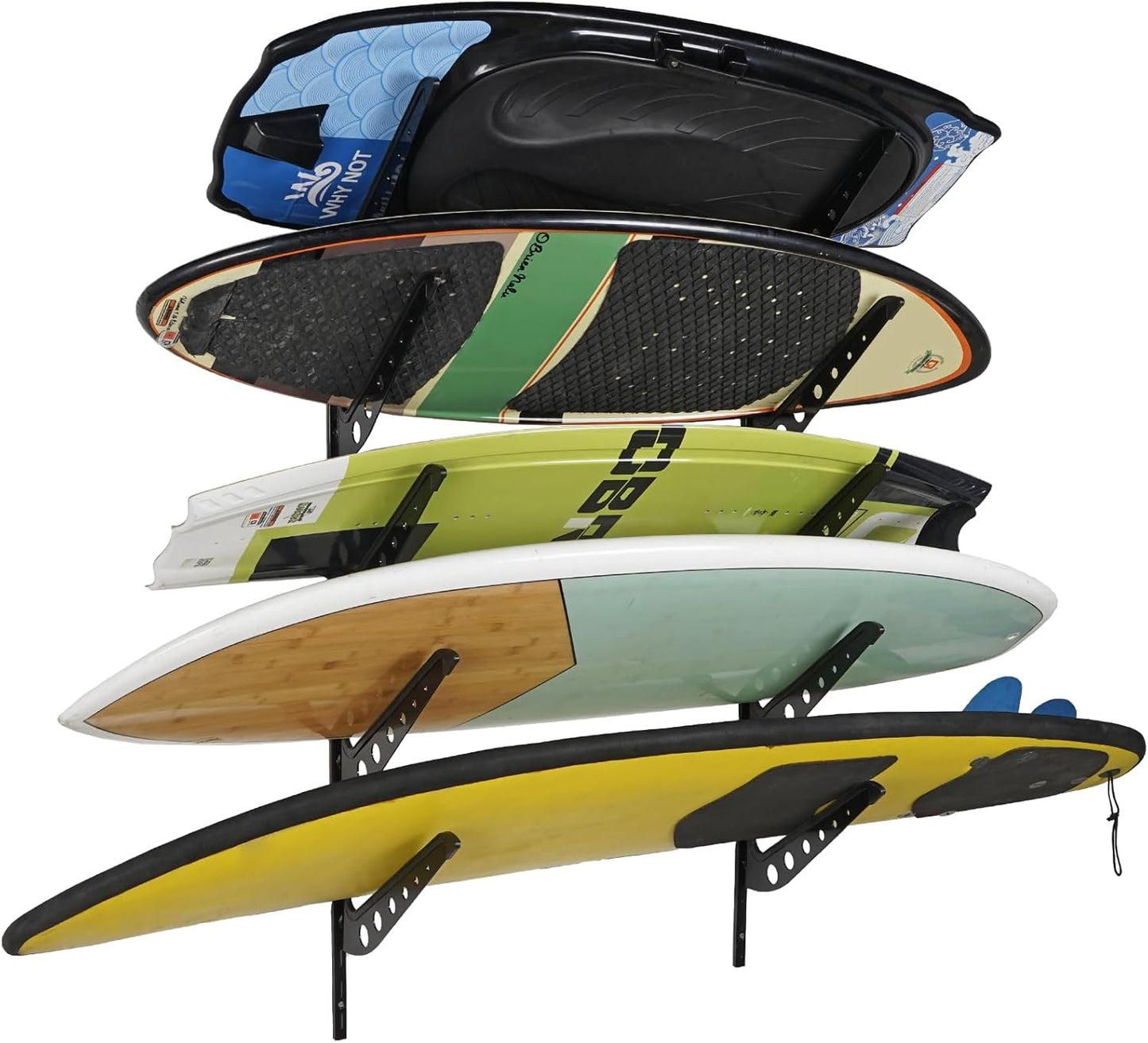 Space-Saving Adjustable Surfboard Rack by JUSTOOP