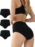 Leak Proof Underwear for Women 50ML Absorbency Cotton - Black Large