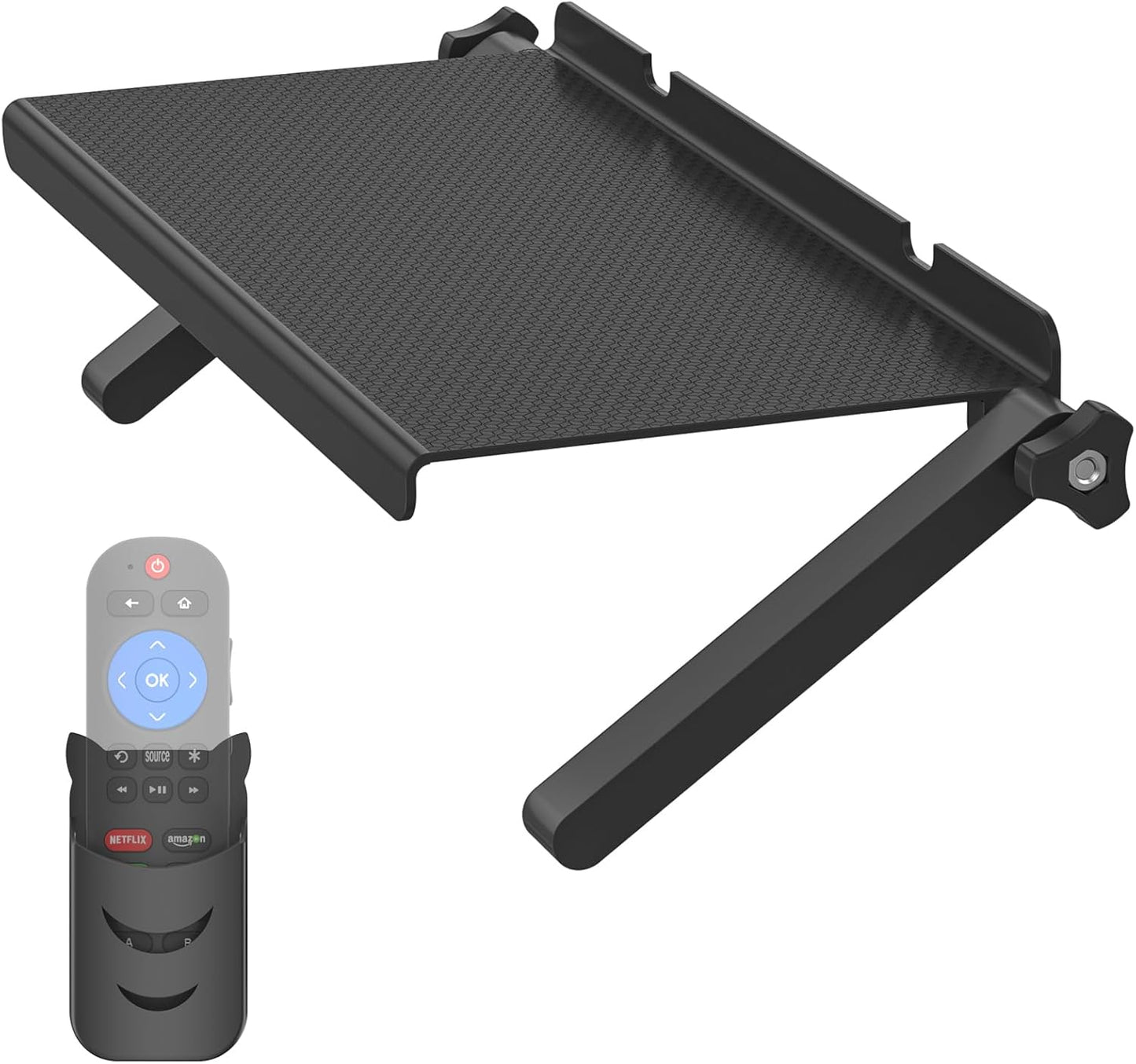 Adjustable TV Top Shelf - Streamlined Storage Solution