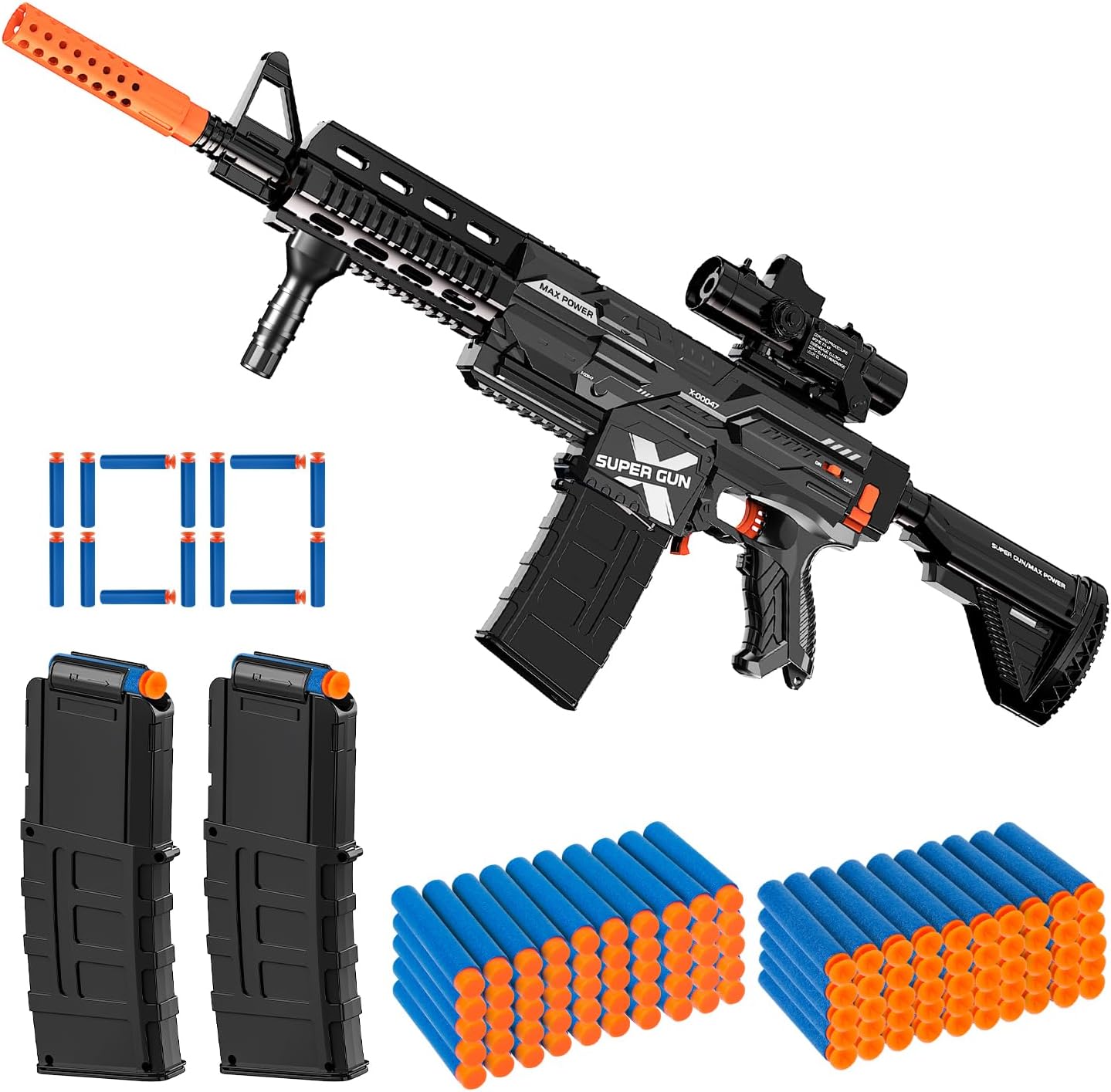 Electric Automatic Toy Gun for Sniper Soft Bullets Fun