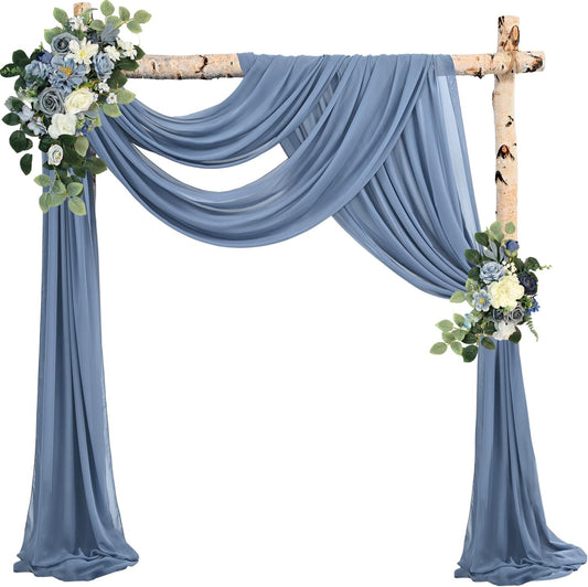 20Ft Length x 28in Width Wedding Arch Draping Fabric for Ceremonies