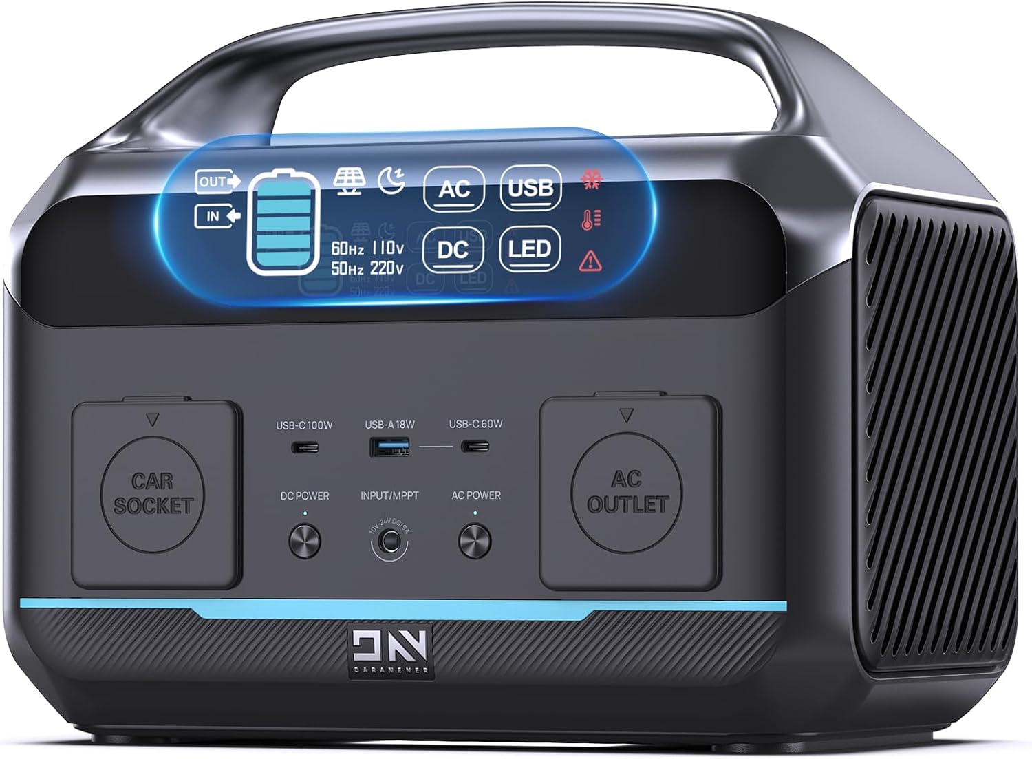 Portable 600W Power Station w/ Fast Charging