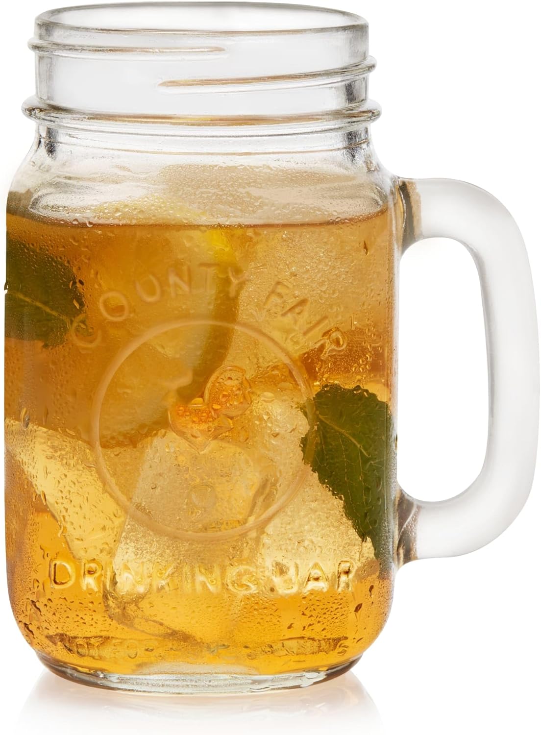 Libbey County Fair Glass Drinking Jars Set of 12 for All Occasions