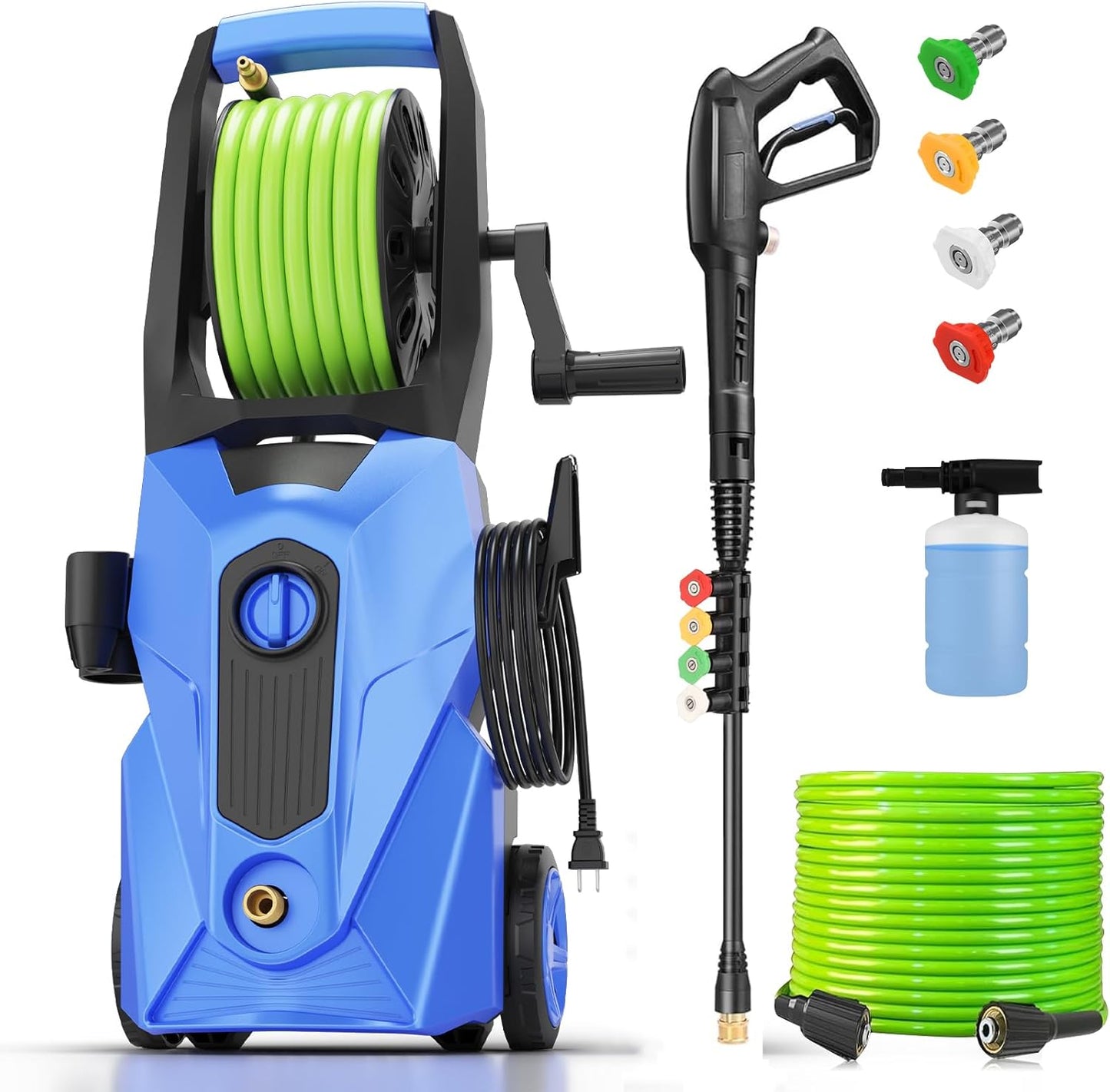 5000PSI Electric Pressure Washer for Home and Car Cleaning