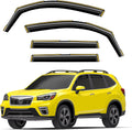 in-Channel Window Rain Guards for Subaru Forester 2019-2024 - 4 pcs