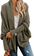 Cardigan Sweaters Oversized Chunky Knit Kimono - Cozy Layering