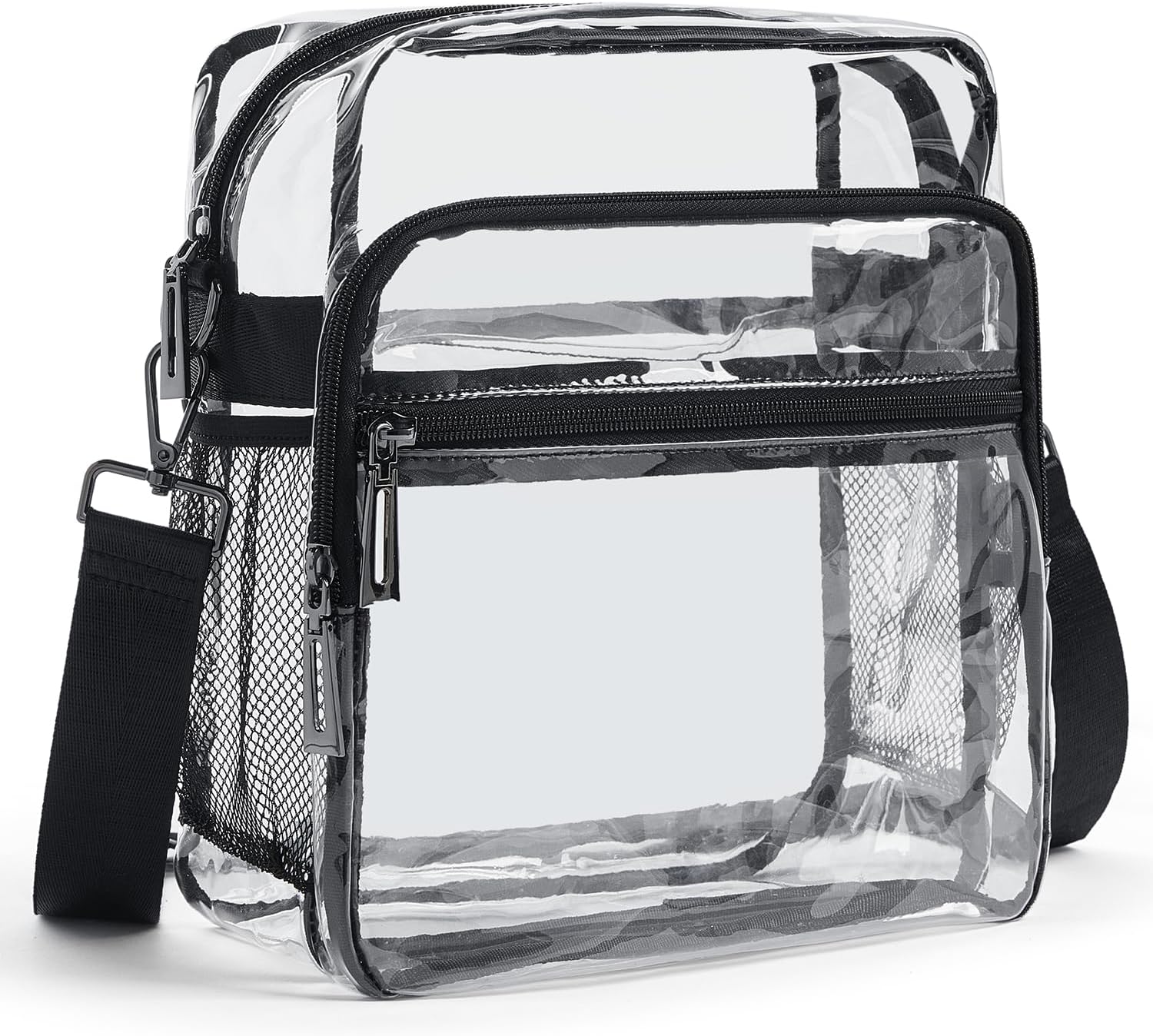 Clear Bag for Stadium Events - Large Capacity Crossbody Tote
