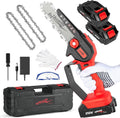 Mini Chainsaw Cordless 6in Portable Electric Chainsaw - One-Hand Wood