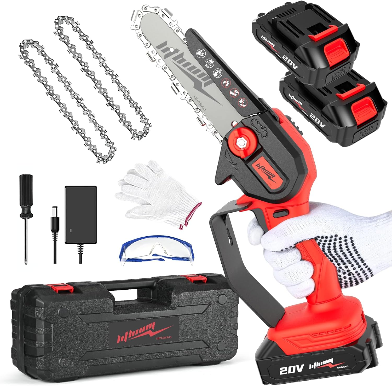 Mini Chainsaw Cordless for Easy Wood Cutting and Trimming