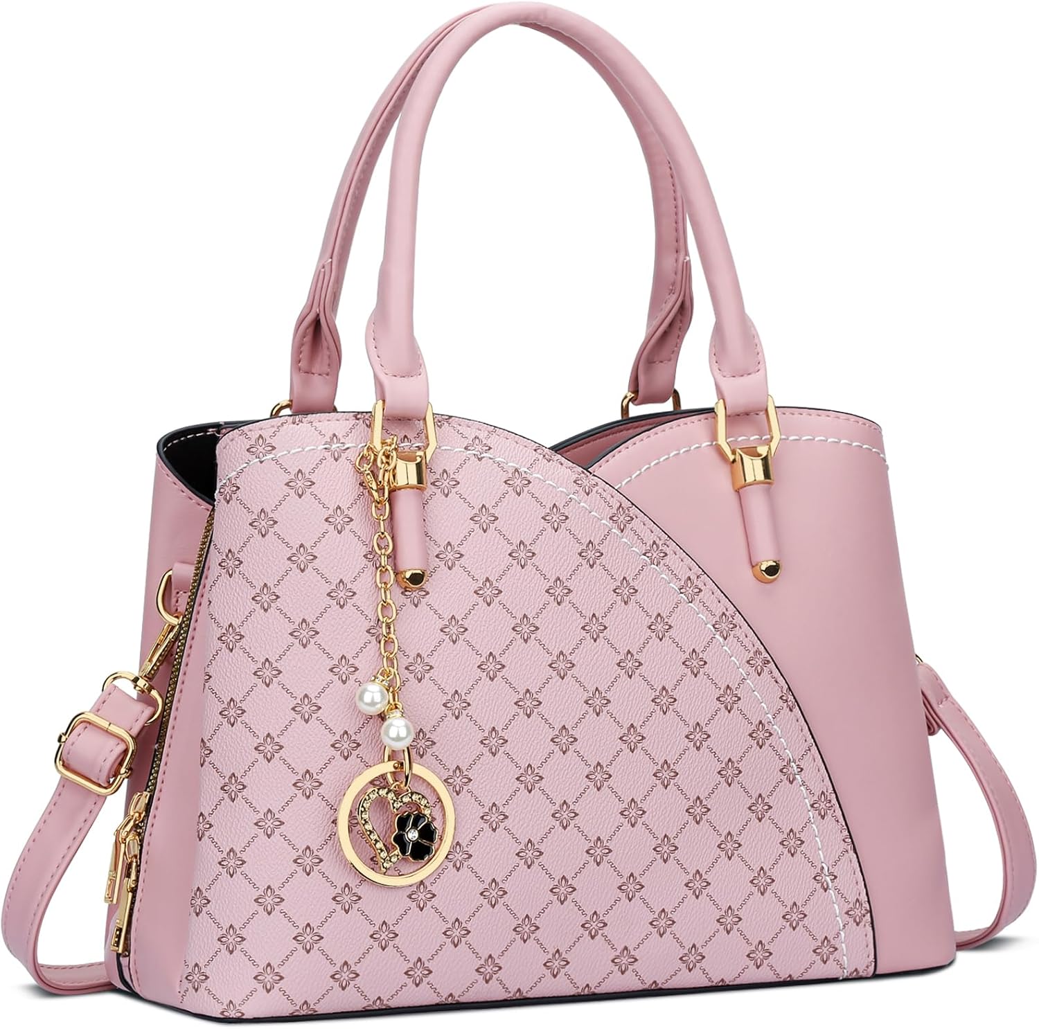 KKXIU Triple Compartments Handbags for Women - Stylish Satchel