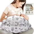 Breastfeeding Pillow Cotton Nursing Pillow for Mom Support - Ergonomic