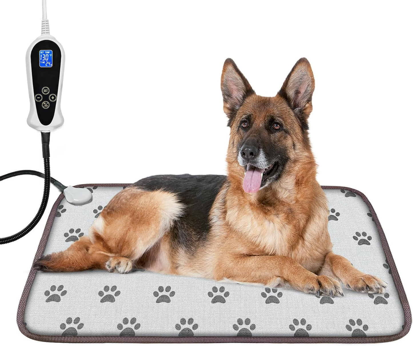 Bestio Large Dog Heating Pad with Smart Thermostat for Comfort