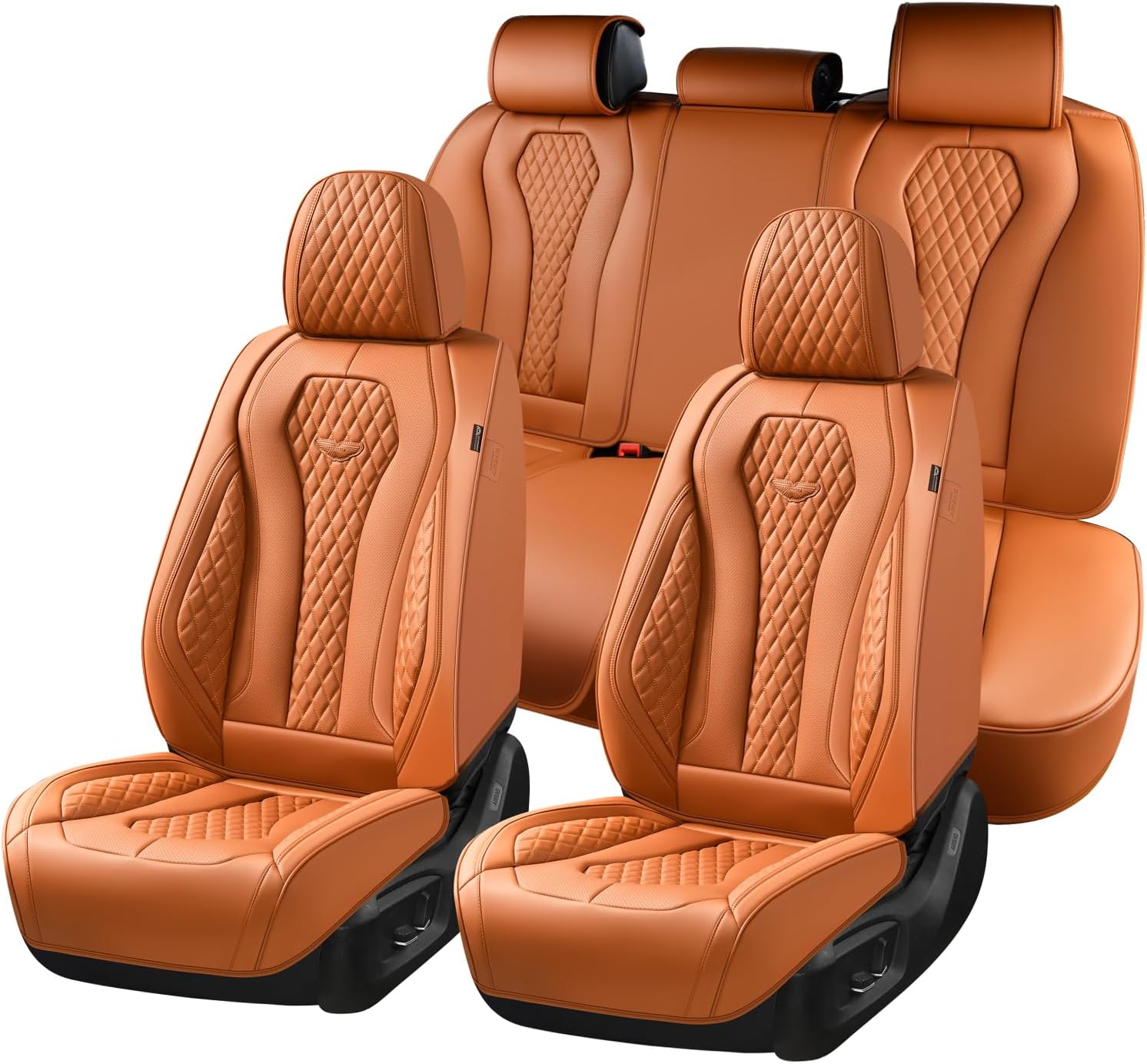 Coverado Car Seat Covers Full Set for Luxurious Comfort