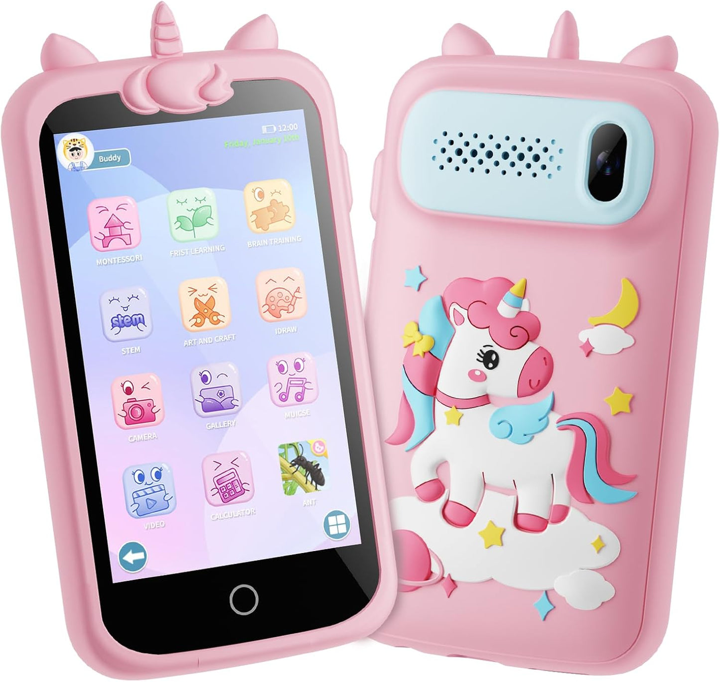 Kids Smart Phone for Girls with 3.97 Touchscreen Fun Toy
