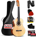 Pyle Beginner Acoustic Guitar Kit for Kids and Adults, 36 in