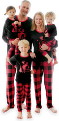 Buffalo Plaid Family Matching Pajama Set - Soft Stretchy Holiday