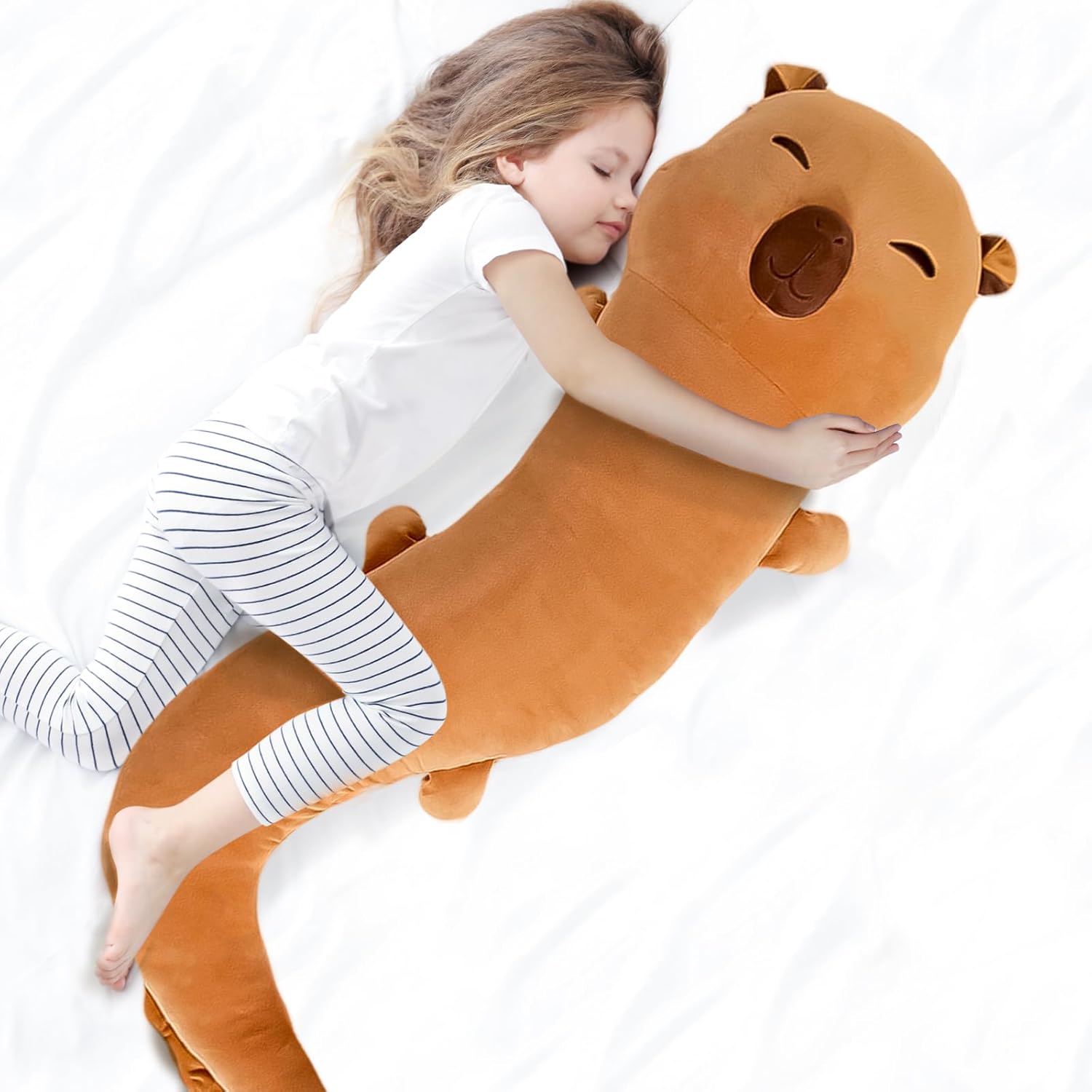 Giant Capybara Plush Stuffed Animal for Kids and Adults