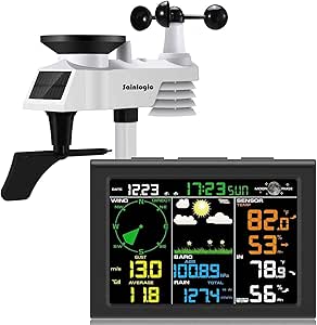 sainlogic Wireless Weather Station: Accurate 8-in-1 Forecasting