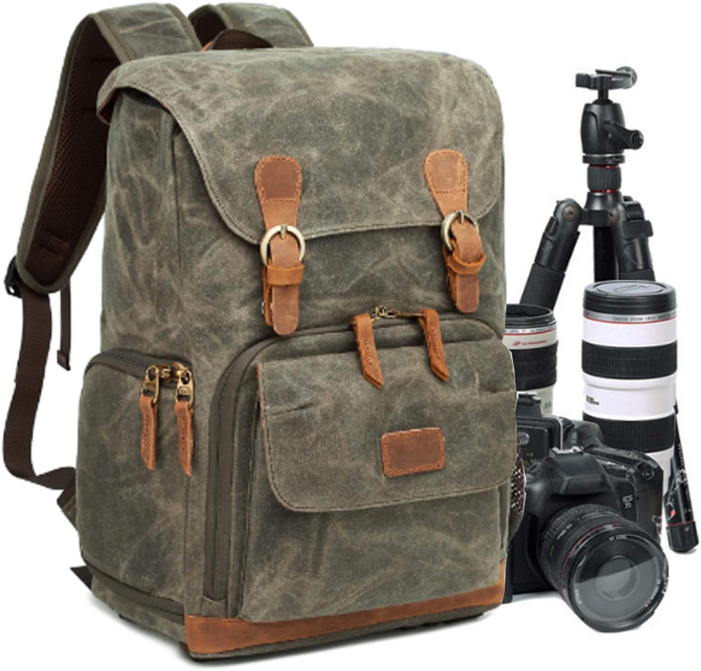 Large Capacity Waterproof DSLR Camera Backpack for Travel