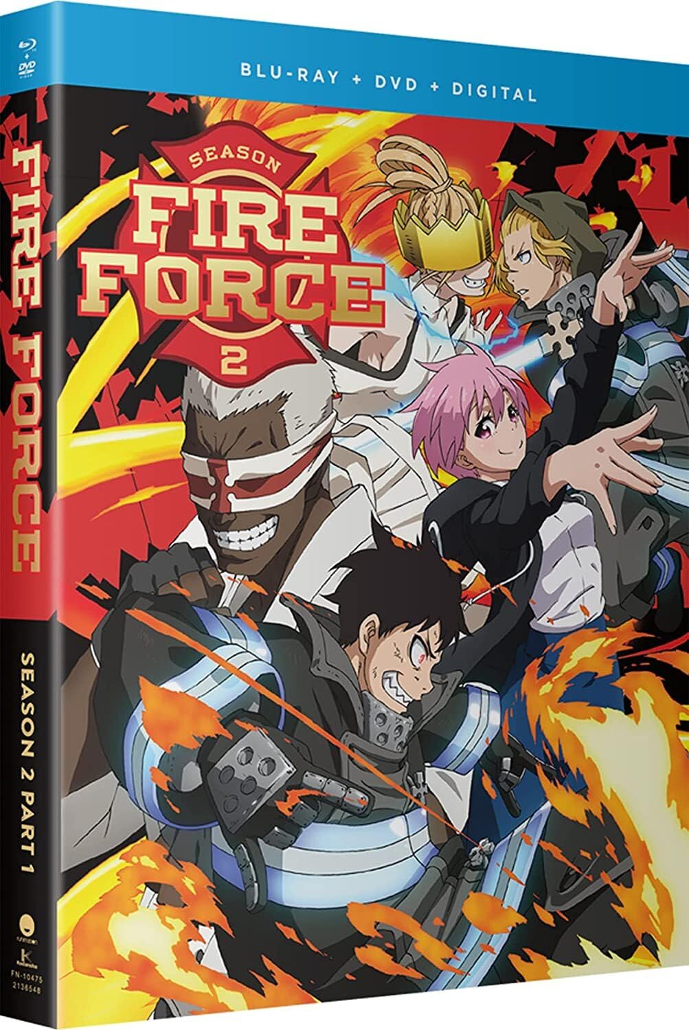 Fire Force Season 2 Part 1 Blu-ray - A Must-Have for Fans