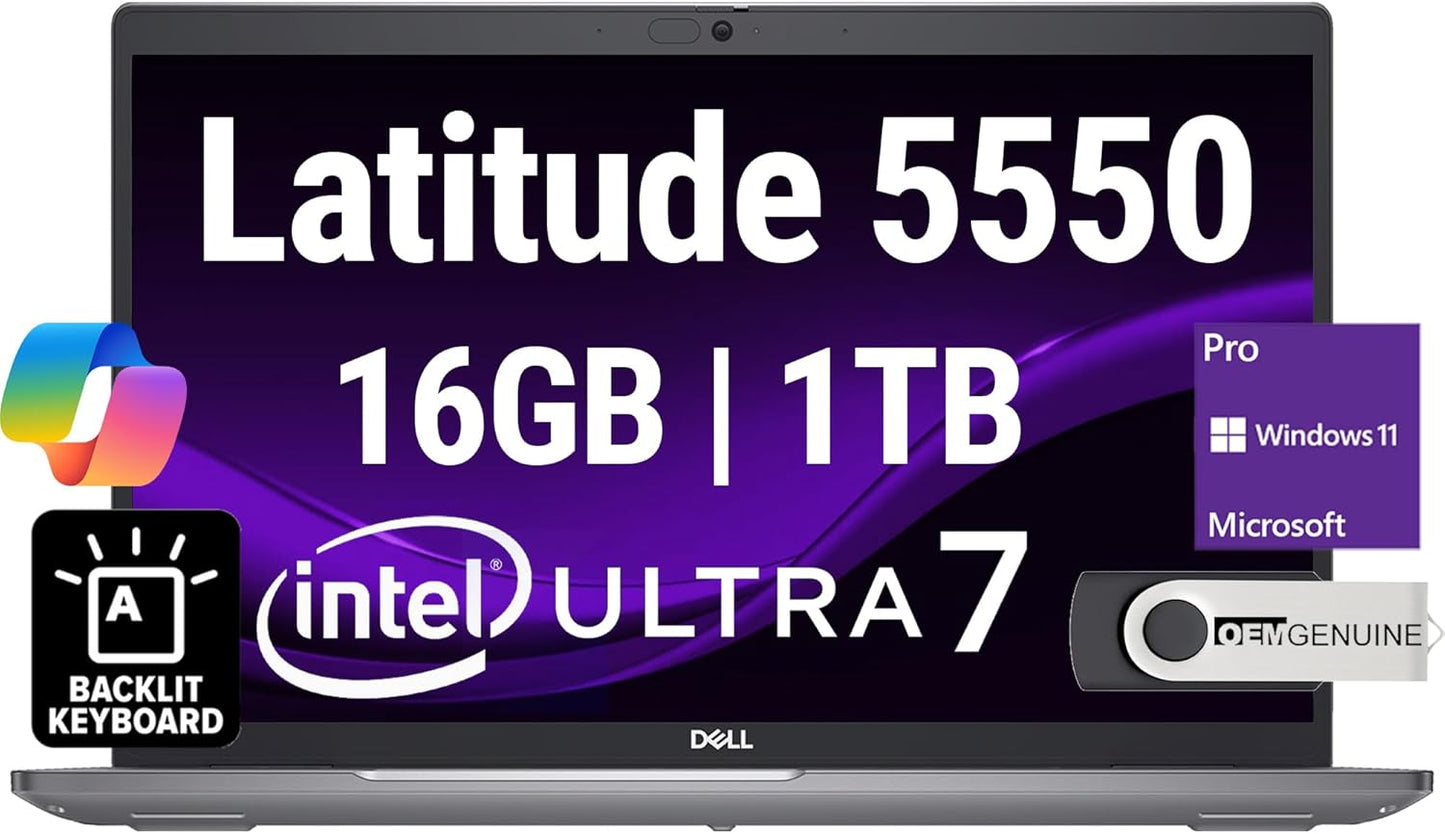 Dell Latitude 5550 Business Notebook with Powerful Performance