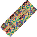 African Ghanaian Traditional Yoga Mat Non Slip Fitness Mat - Travel