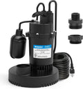 Acquaer 1/3 HP Sump Pump 3040 GPH - Automatic Float Switch