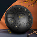 Steel Tongue Drum 10 in 11-Tone Tank Percussion Instrument - Soothing
