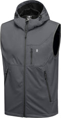 Men's Lightweight Softshell Vest for Travel & Golf - Windproof