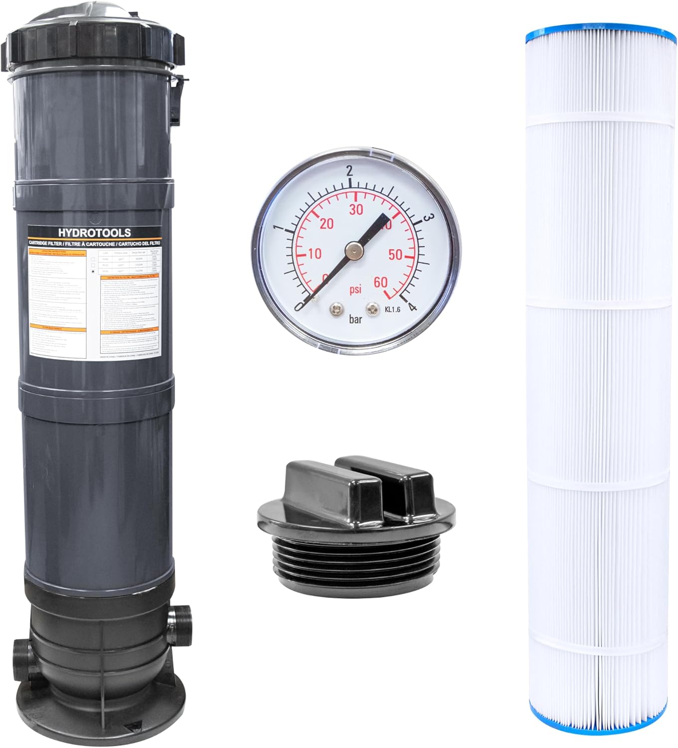 SWIMLINE HYDROTOOLS Above-Ground Pool Cartridge Tank Filter